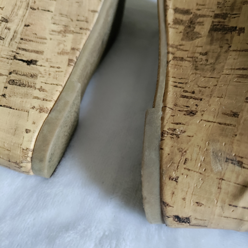 Ana New Approach cork and black wedges - Picture 3 of 13